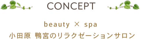 beauty × spa 小田原 鴨宮のリラクゼーションサロン